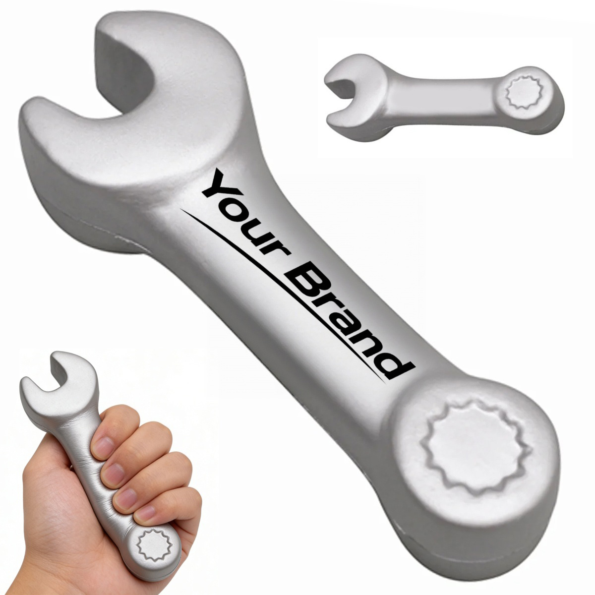 Wrench Tool Shape PU Foam Stress Reliever Squeeze Toy