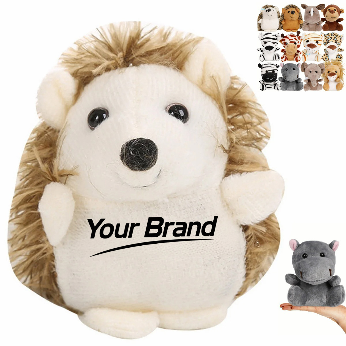 Jungle Safari Zoo Animal Stuffed Toy Mascot