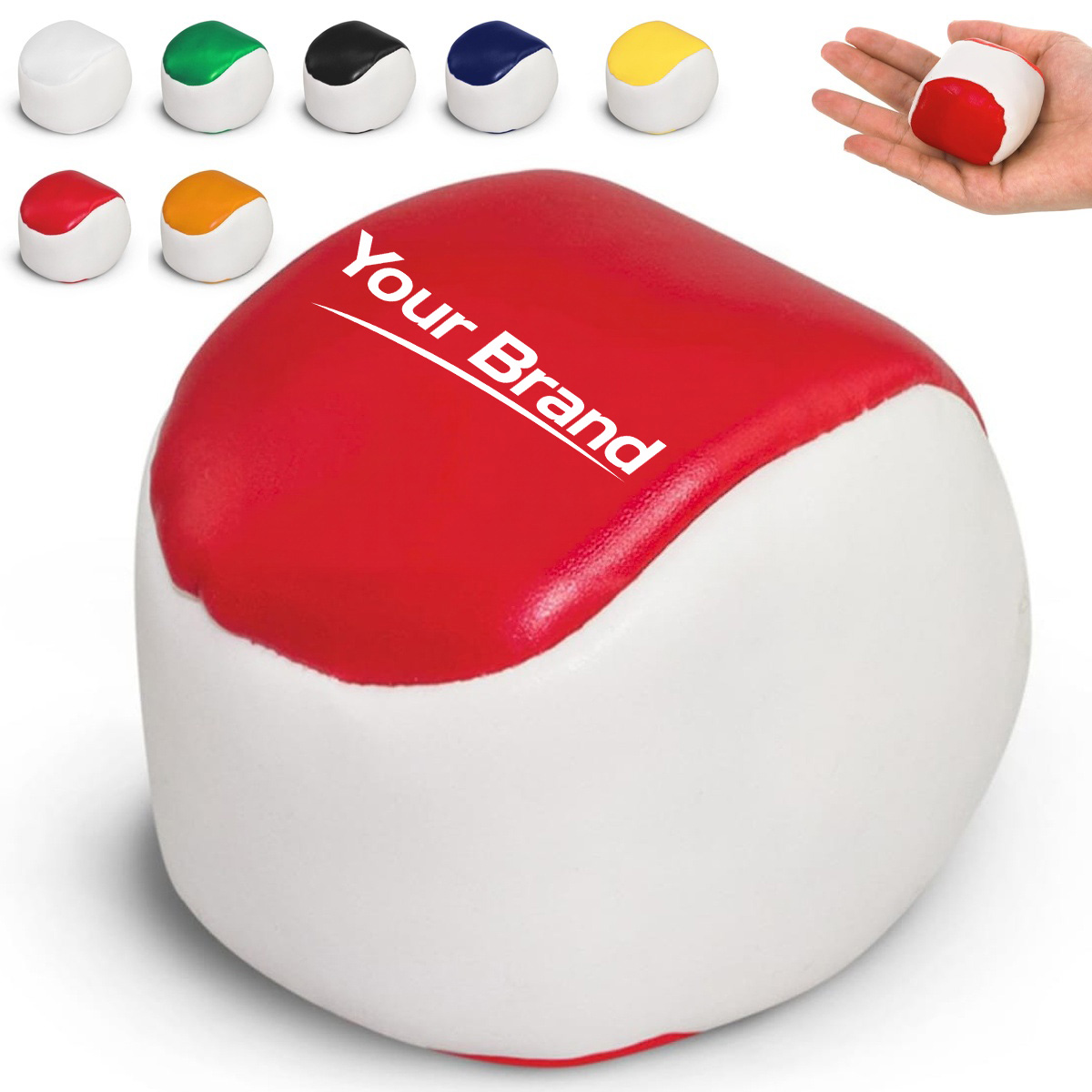 Two Tone PU Leather Kick Bag Juggling Ball