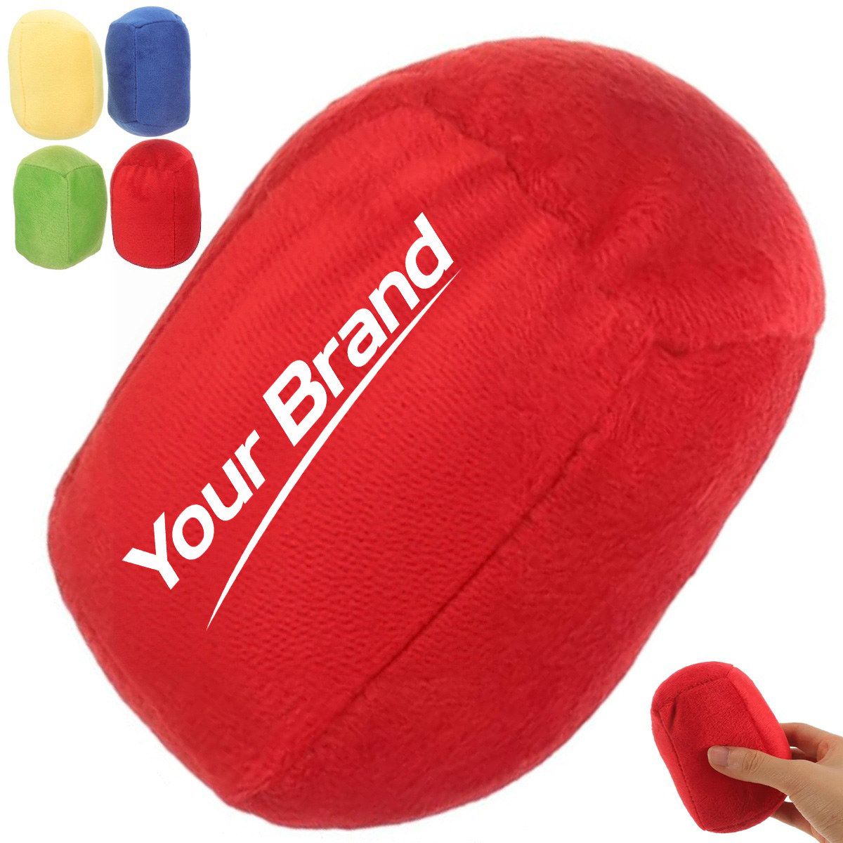 Soft Plush Sensory Color Recognition Bean Bag Cube Toy