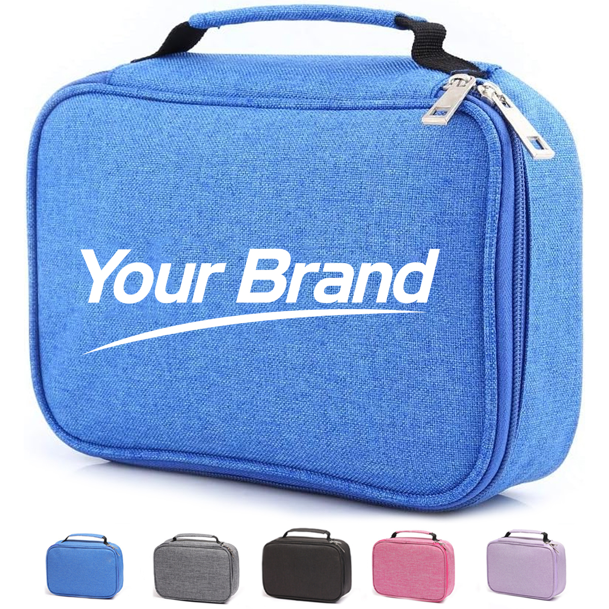 Large Capacity Waterproof Pencil Case with Handle