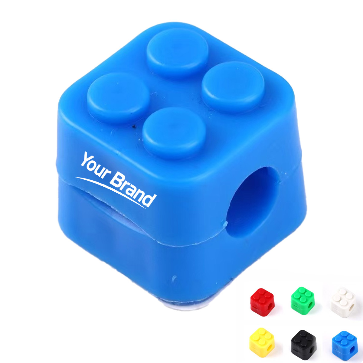 Magnetic Building Block Cable Organizer & Desktop Cord Clip
