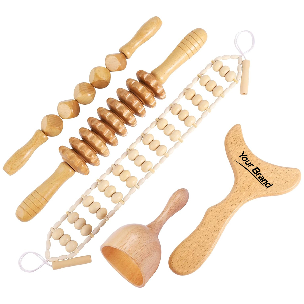 5-Piece Wood Therapy Body Sculpting Kit