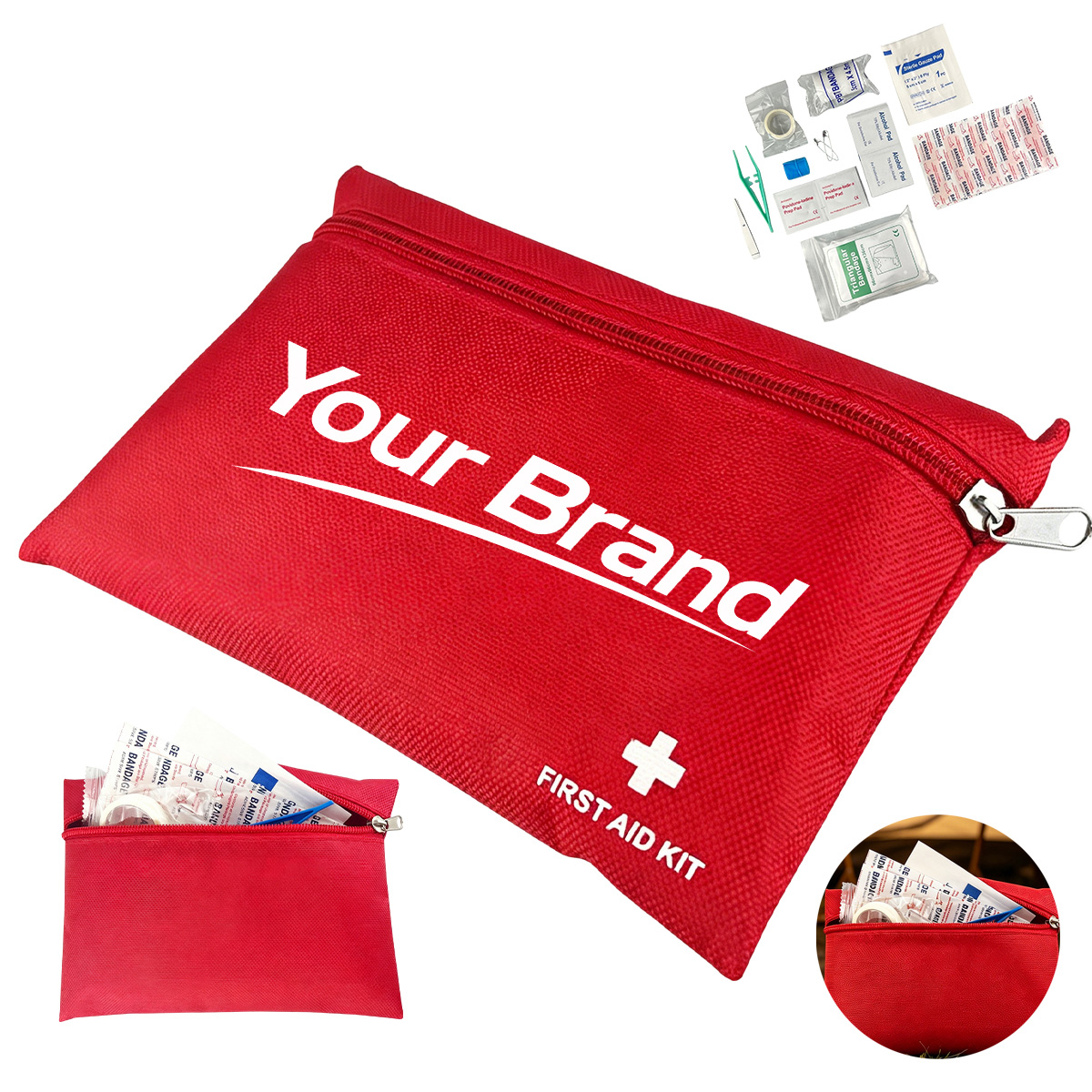 Portable Medical First Aid Emergency Kit Bag