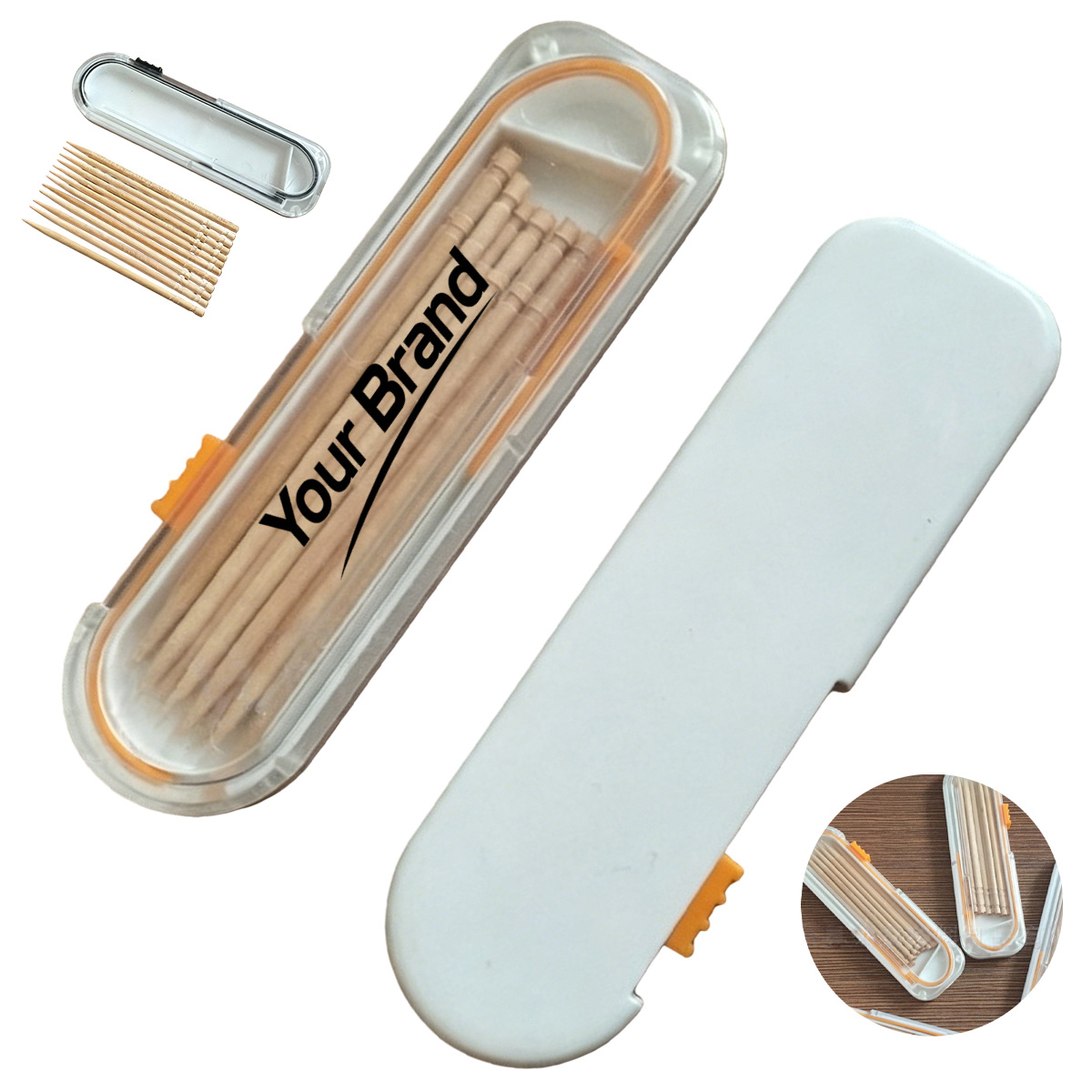 Portable Travel Toothpick Storage Case