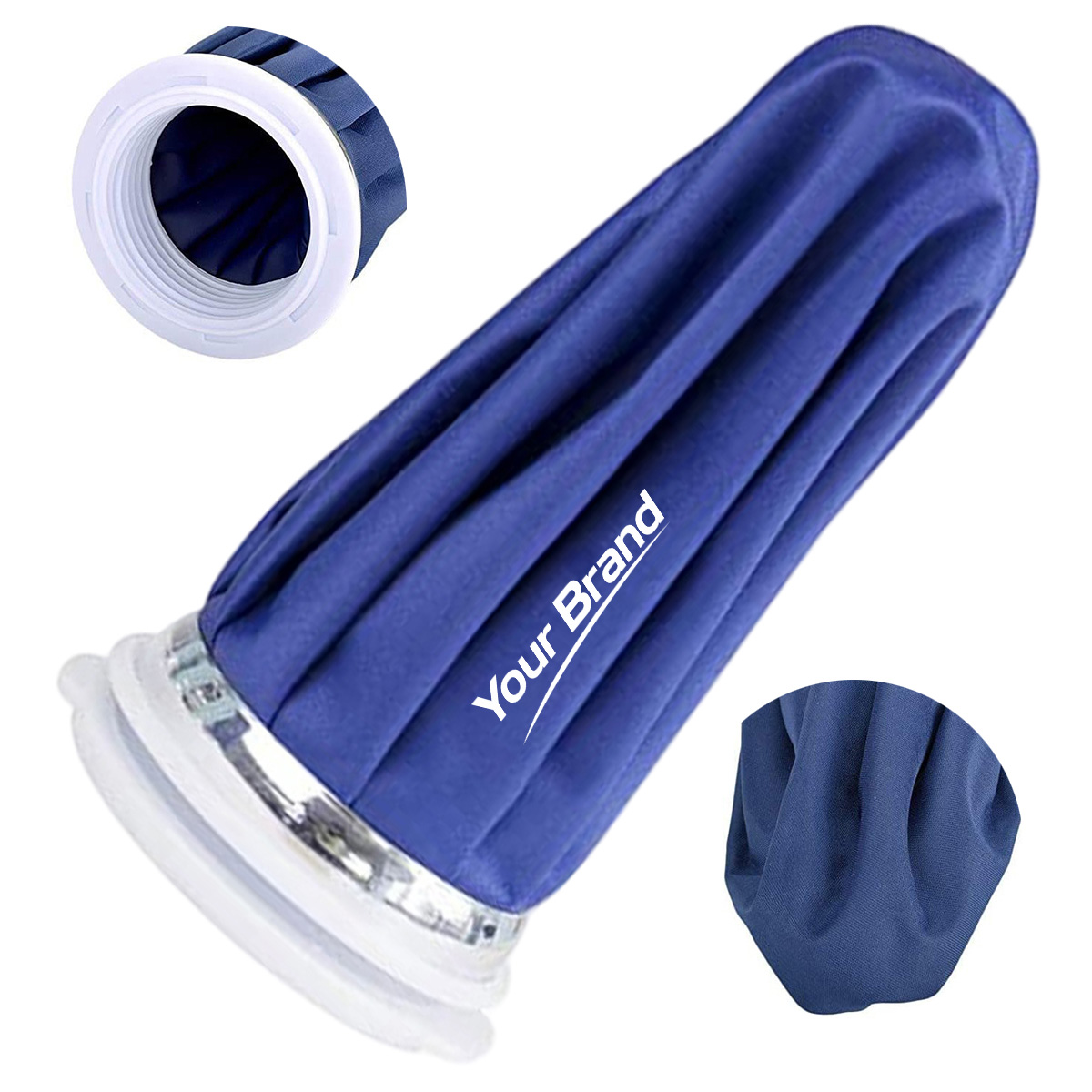 Adjustable Cold Ice Pack Elastic Straps Reusable Therapy Bag