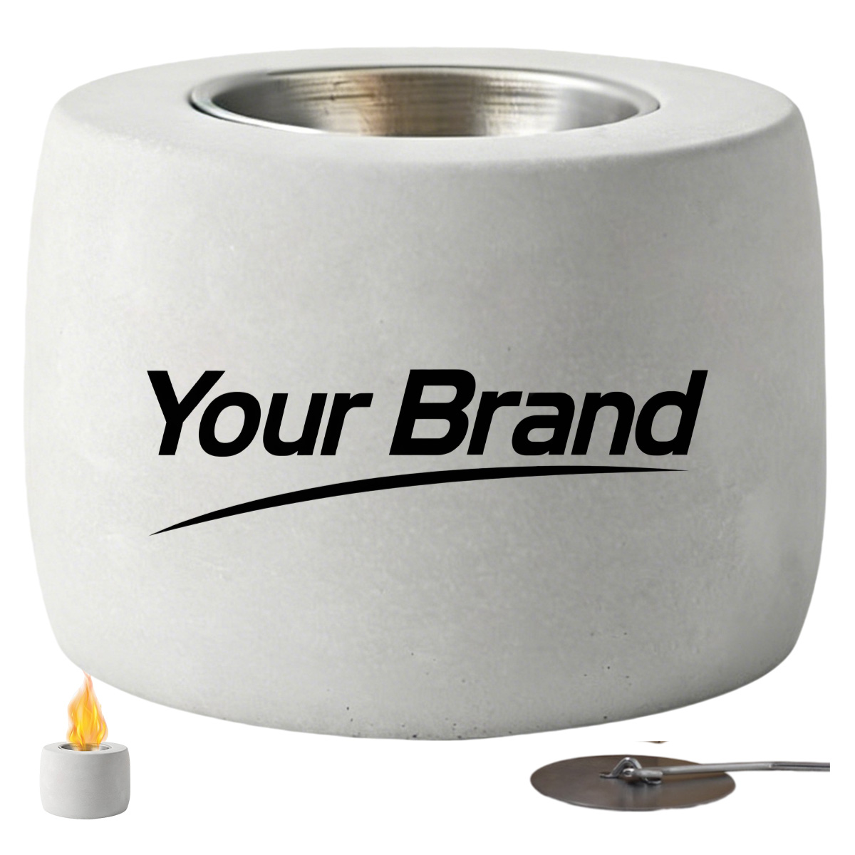 Mini Desktop Alcohol Fireplace Portable Tabletop Burner