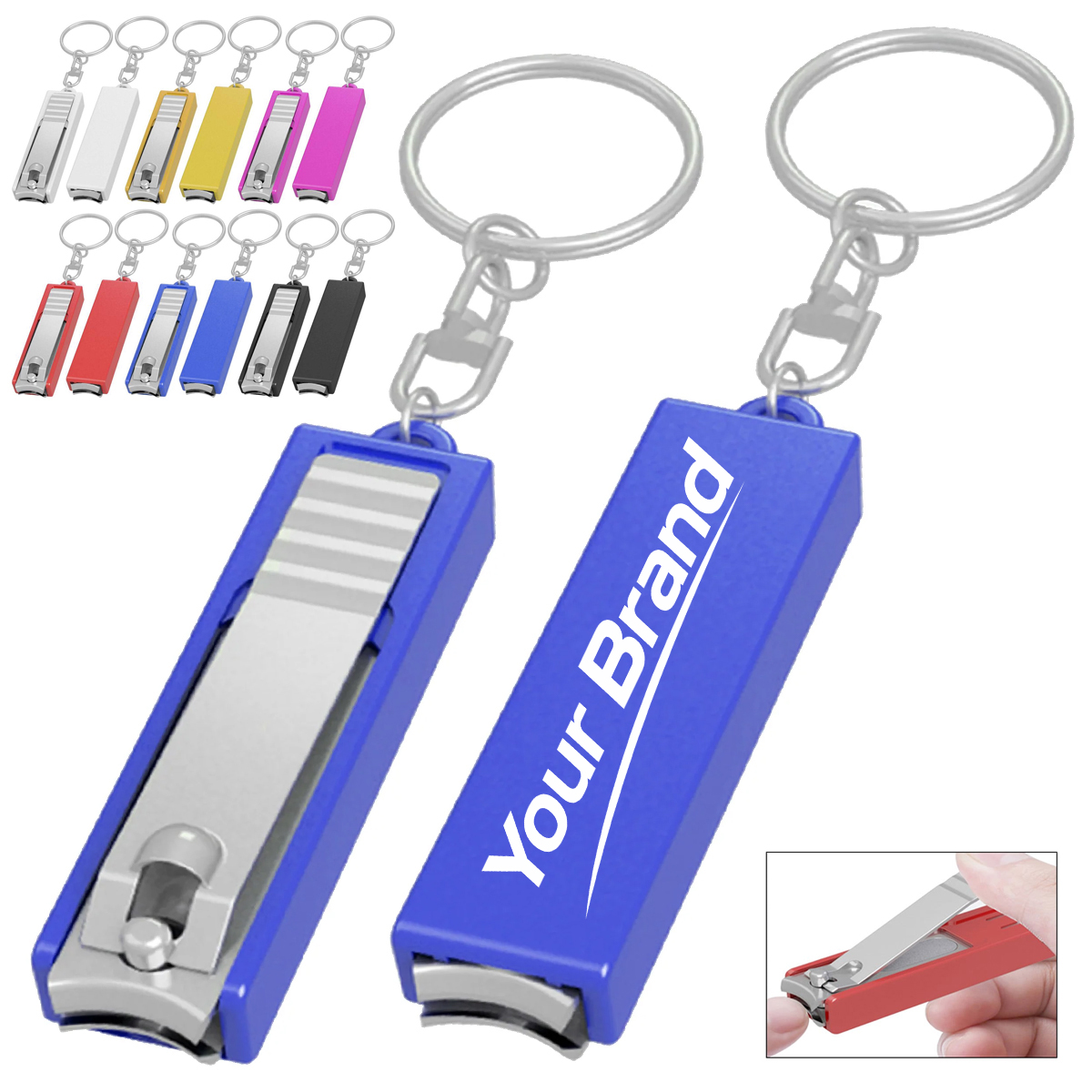 Metal Nail Clipper Keychain