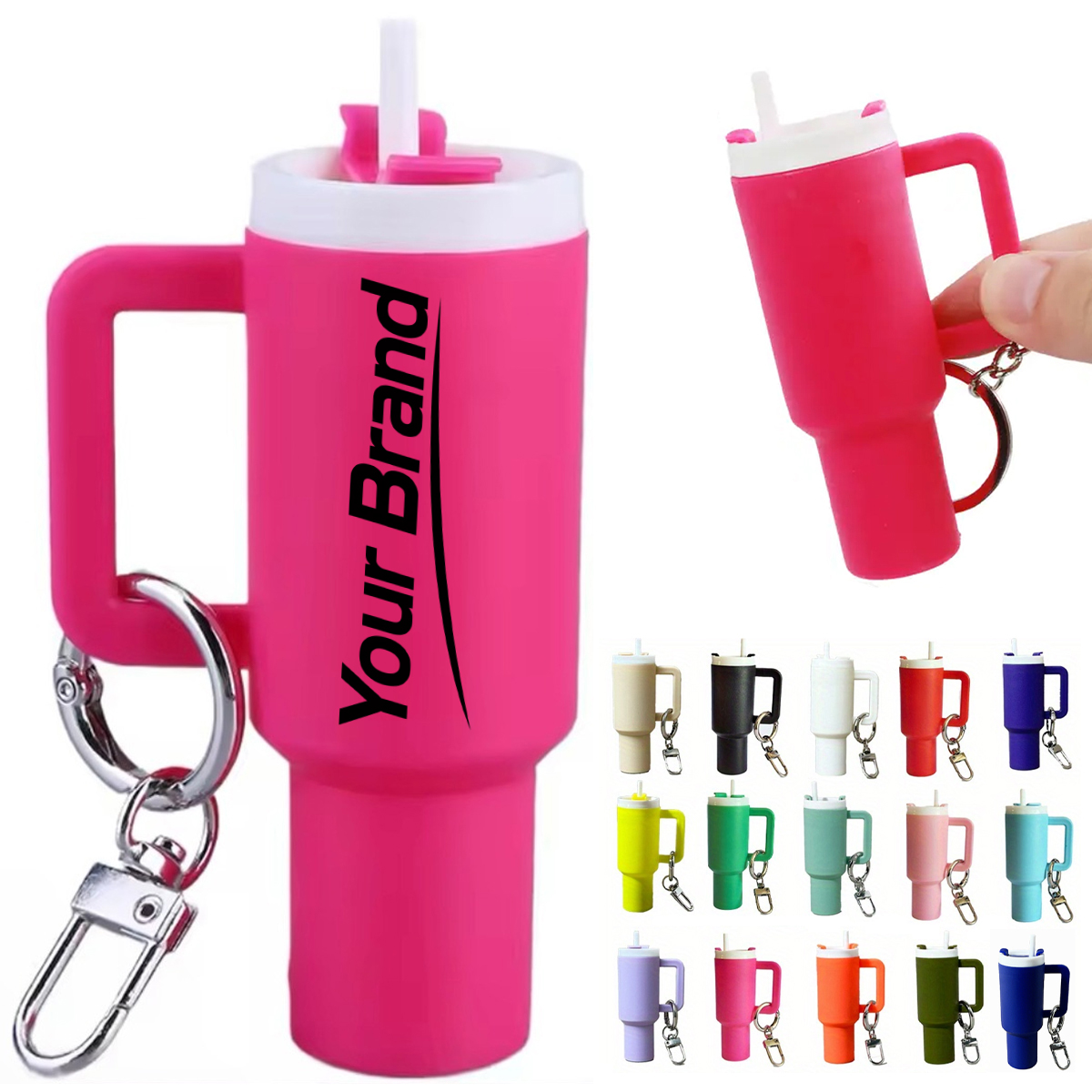 Mini Vacuum Tumbler Keychain