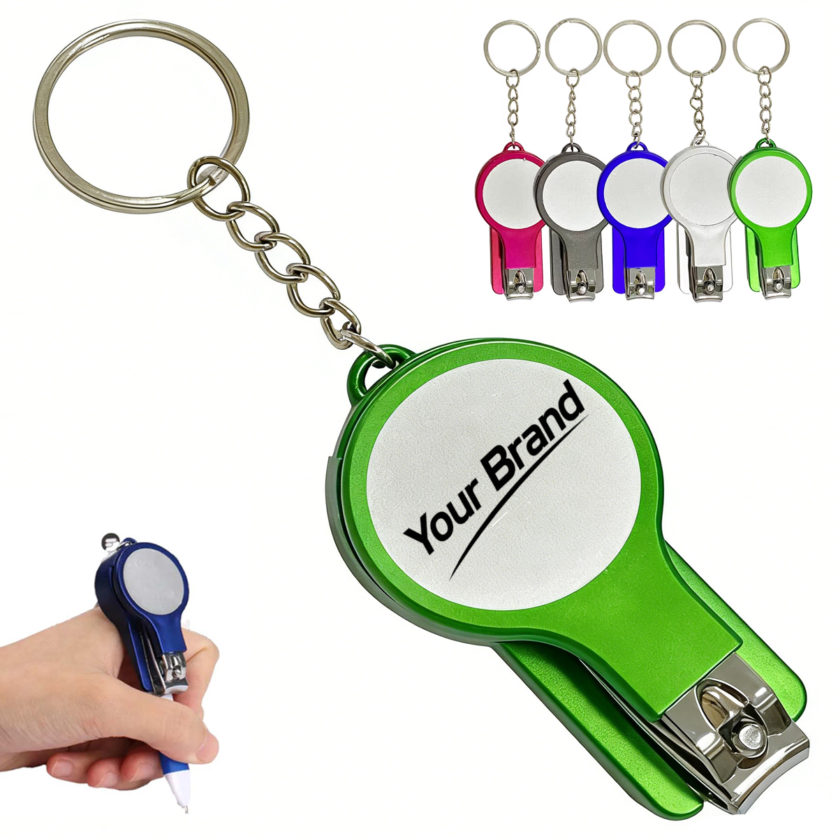 Mini Nail Clipper Stationary Keychain