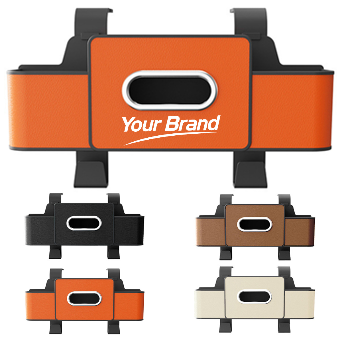 Leather Car Seat Back Organizer