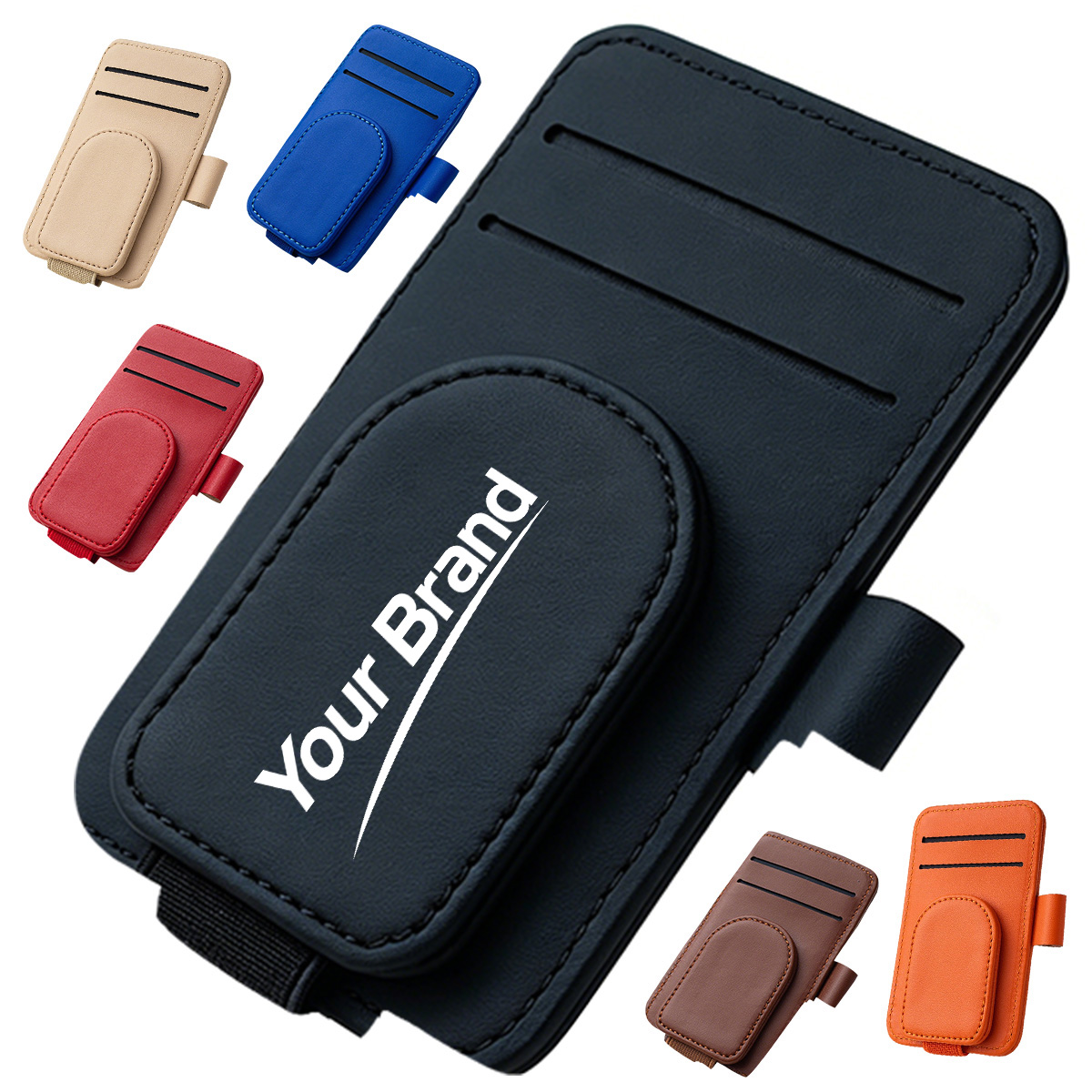 Car Visor Eyeglass Ticket Clip