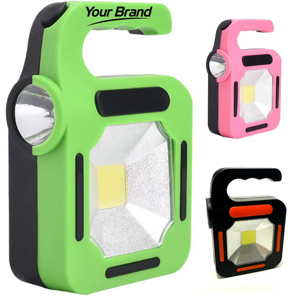 Solar Rechargeable Handheld LED Work Lantern