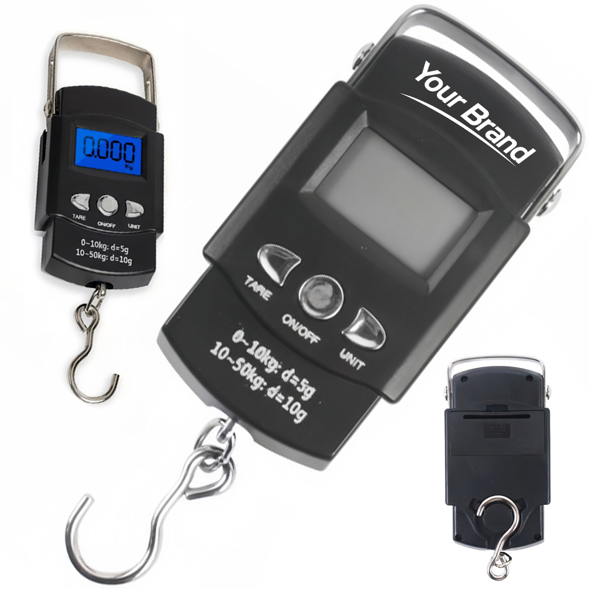 2 In 1 Portable Digital Luggage Scale Tape Measure