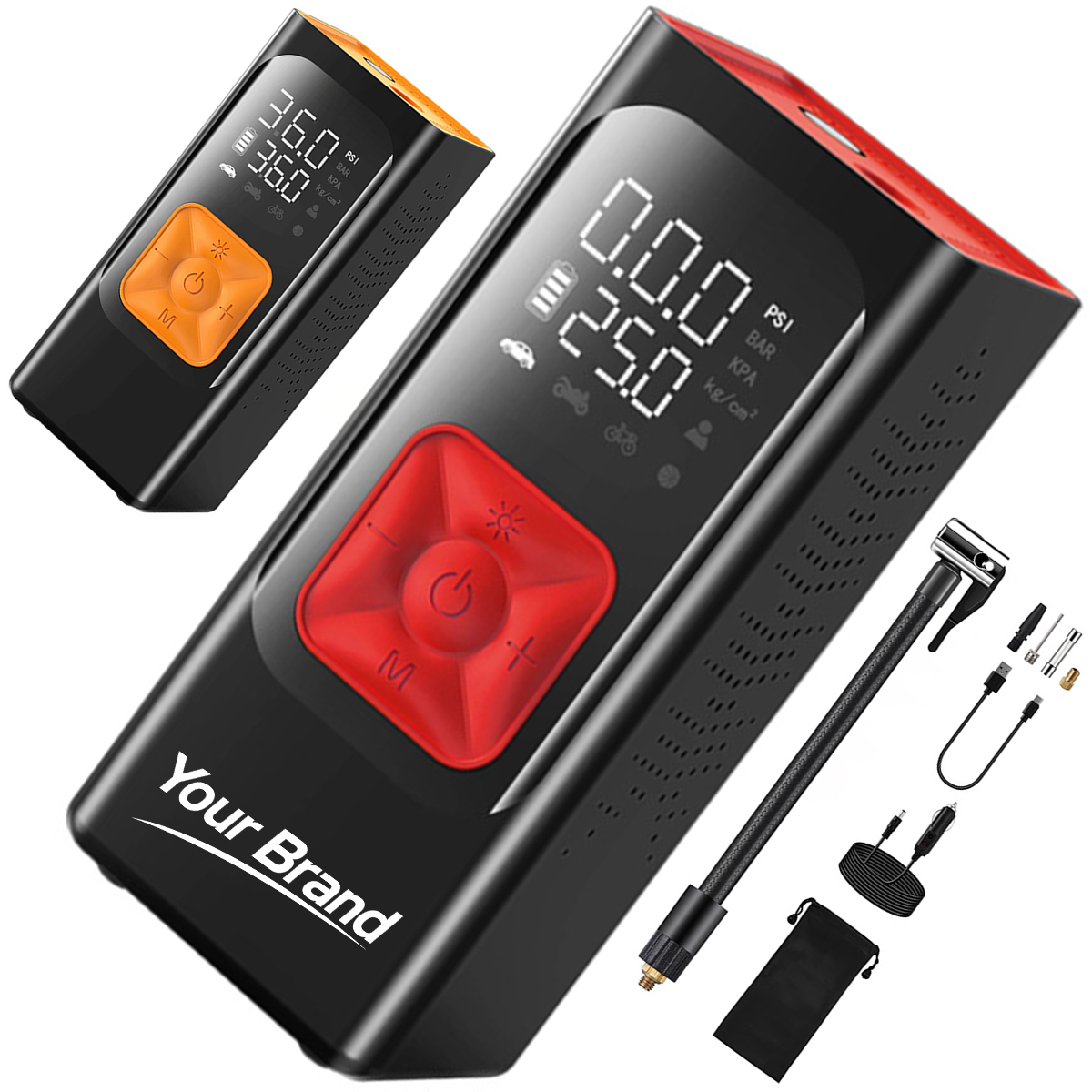Portable Wireless Digital Tire Inflator Pump