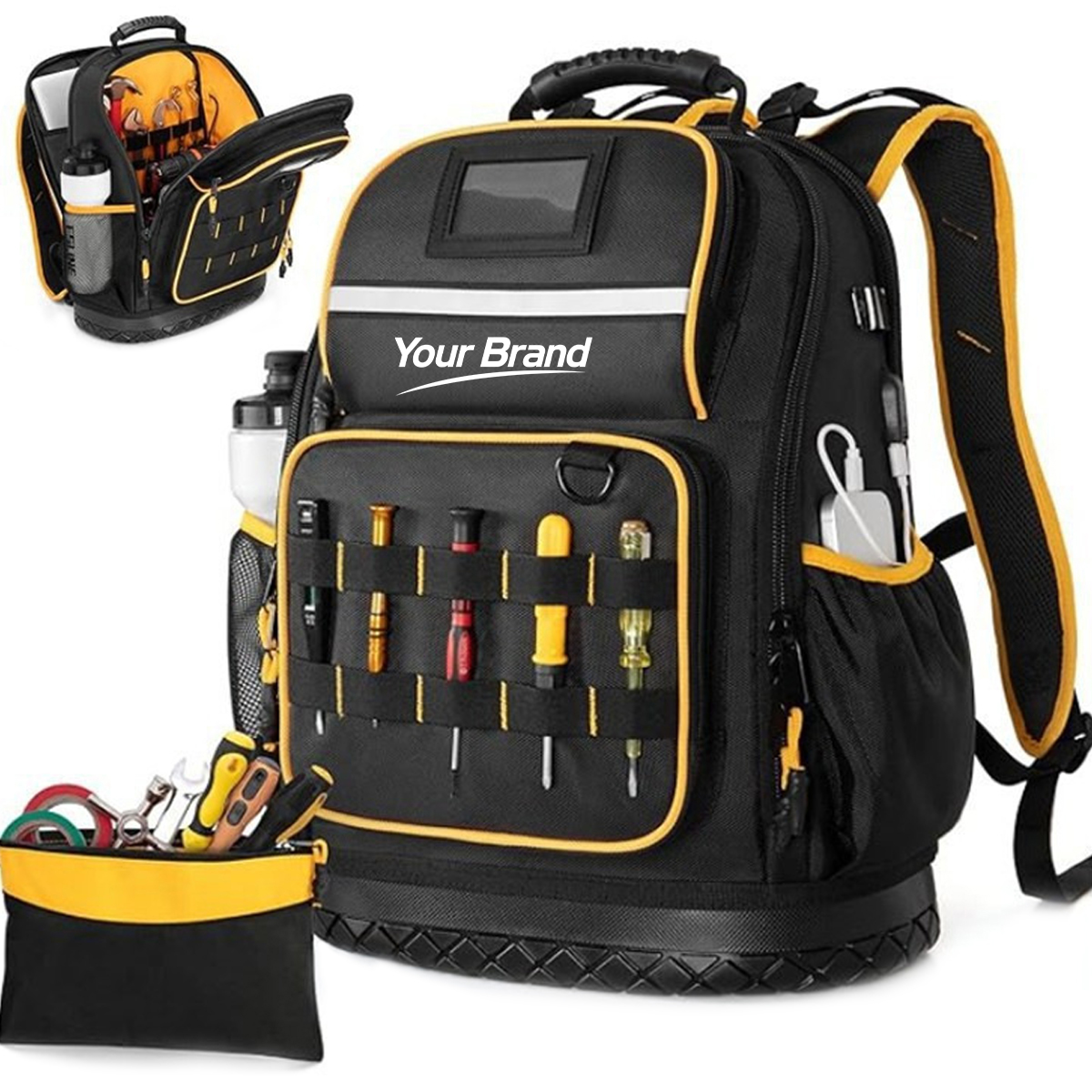 Large Capacity Multi Function Tool Backpack