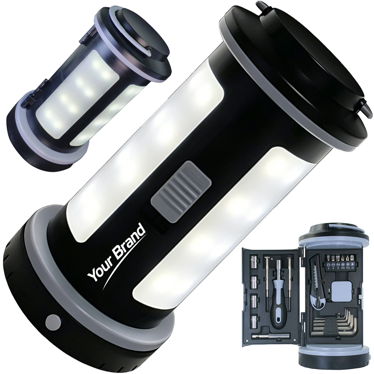 LED Camping Lantern Tool Kit Combo