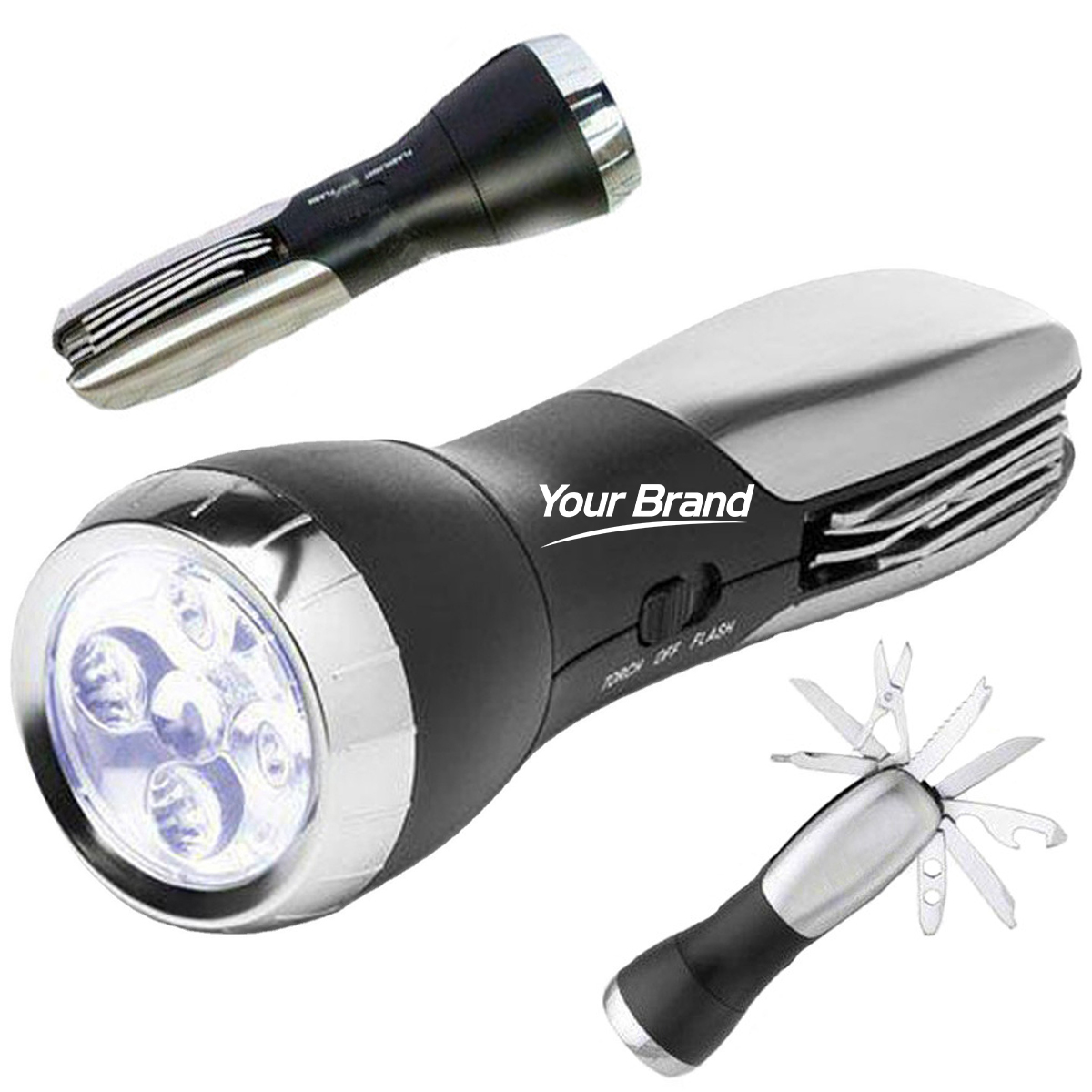 Multi Function Flashlight Tool with LED