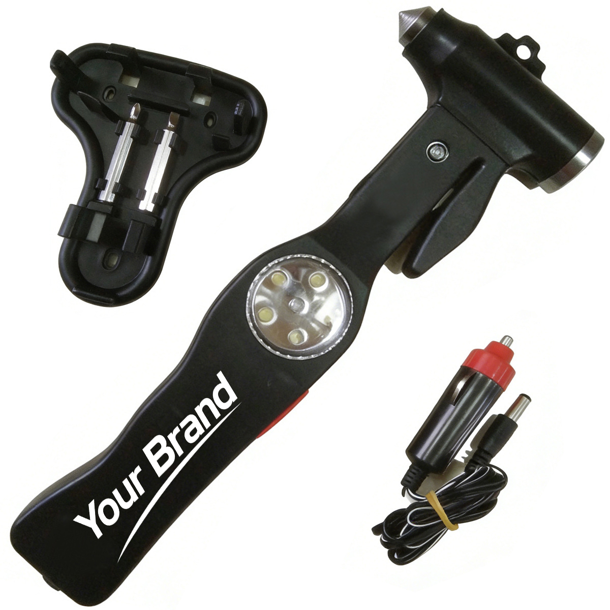 Automotive Emergency Hammer with LED Light