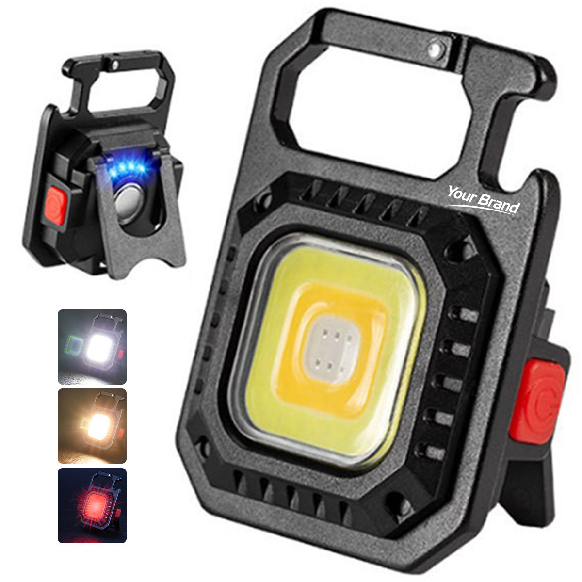 USB Rechargeable Mini Camping Light Keychain