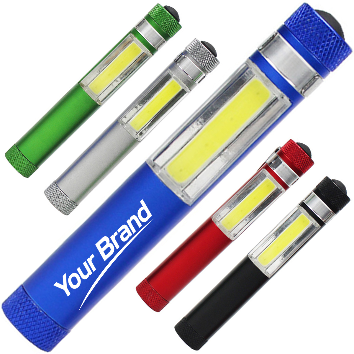 Mini Aluminum LED Magnetic Pen Flashlight