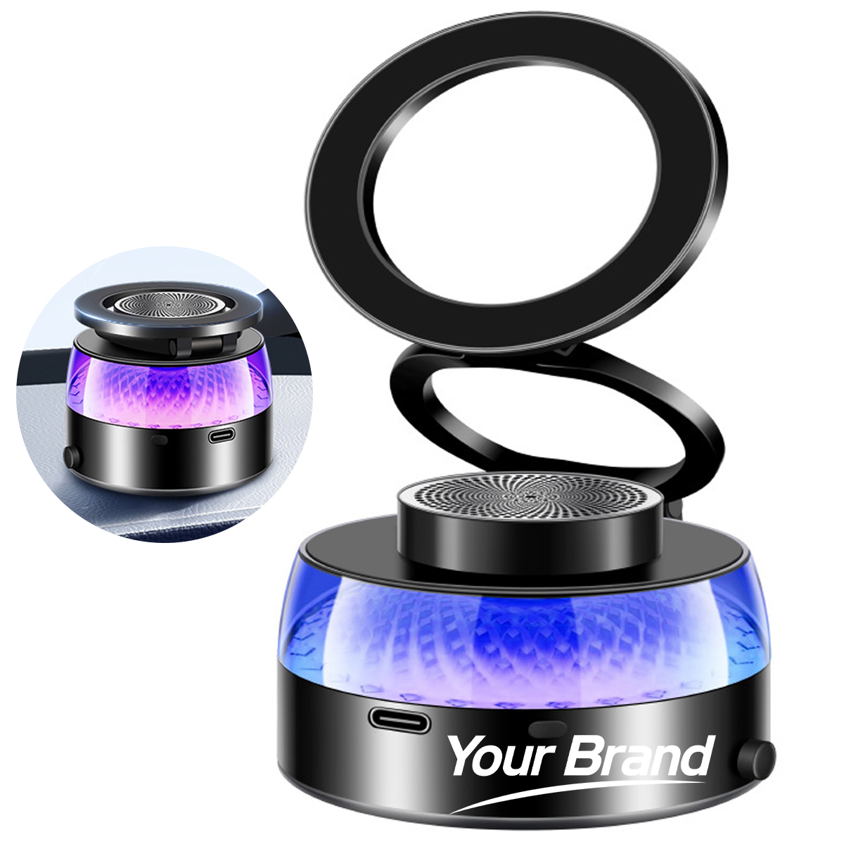 360 Degree Bluetooth Speaker Phone Holder