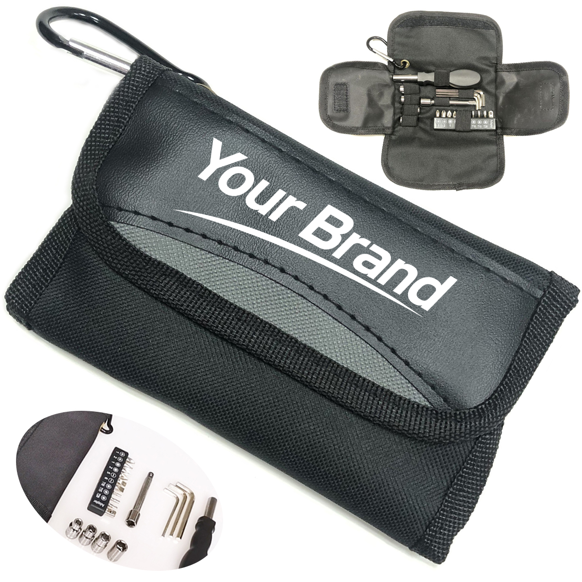 19 Piece Multi Function Tool Kit with Pouch