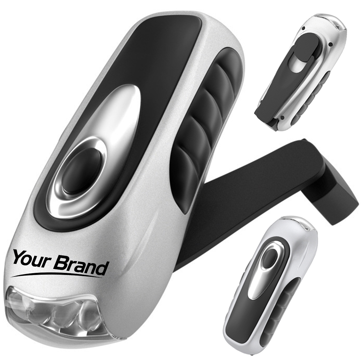 Hand Crank Emergency LED Flashlight