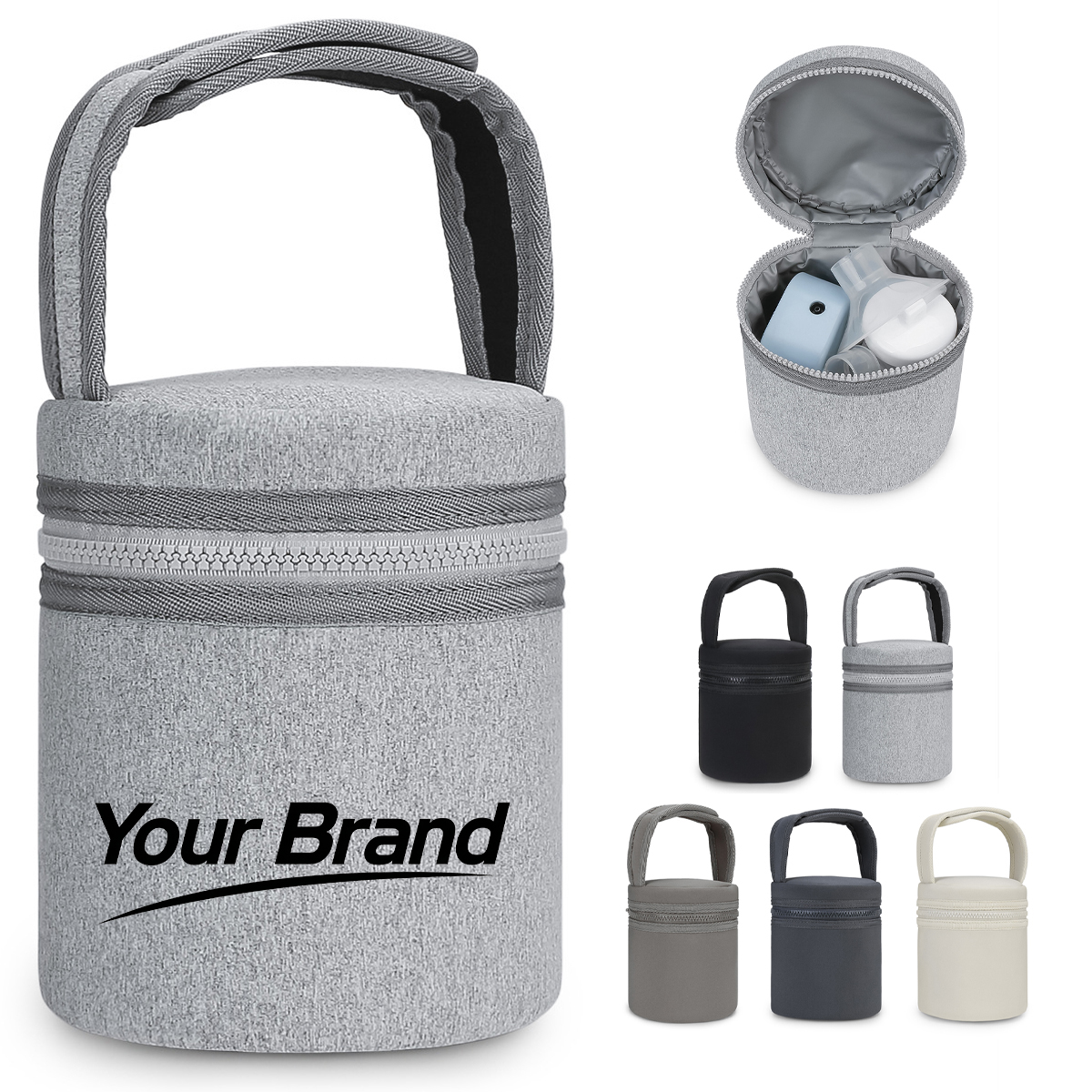 Insulated Neoprene Baby Bottle Bag and Water Bottle Pouch
