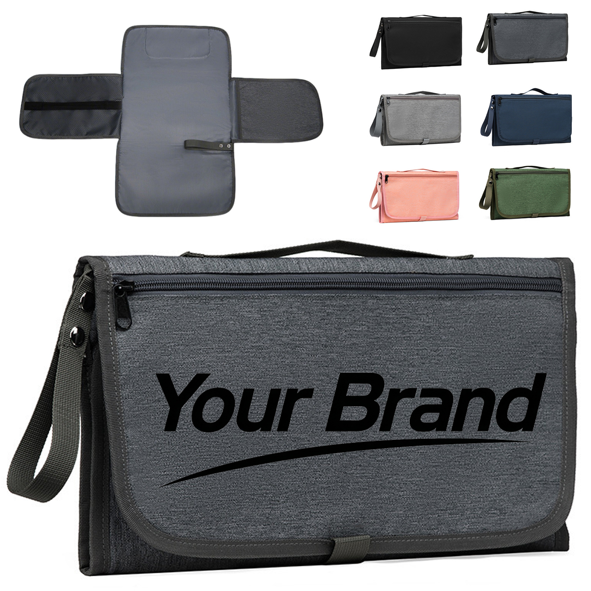 Multifunctional Portable Folding Diaper Changing Pad &Clutch