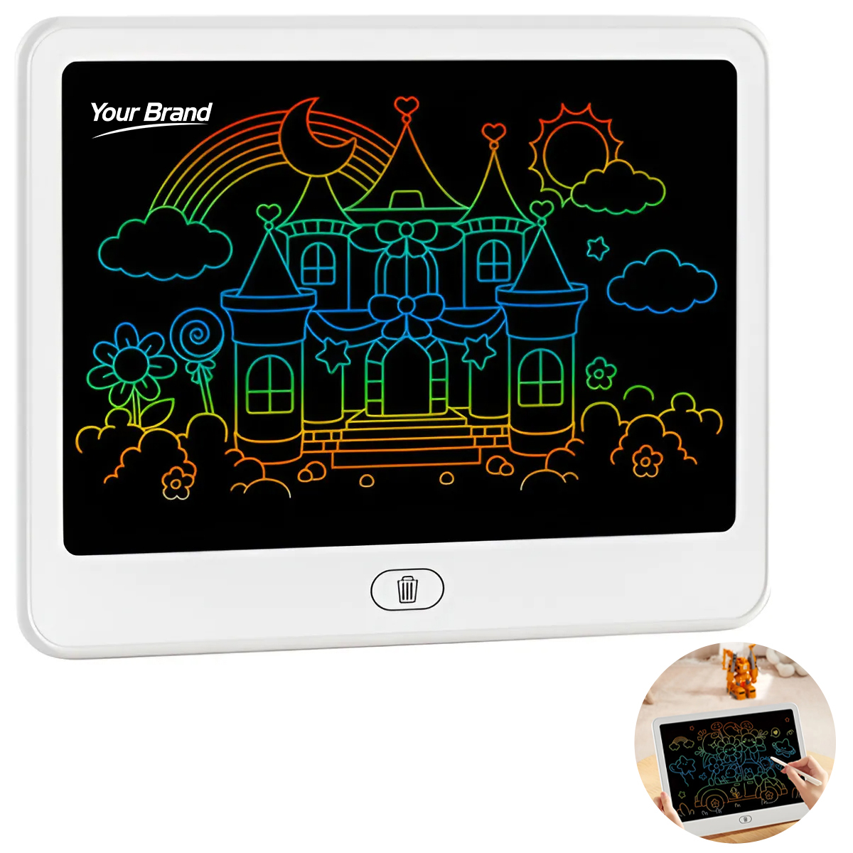 Color Gradient LCD Writing Tablet & Electronic Drawing Board