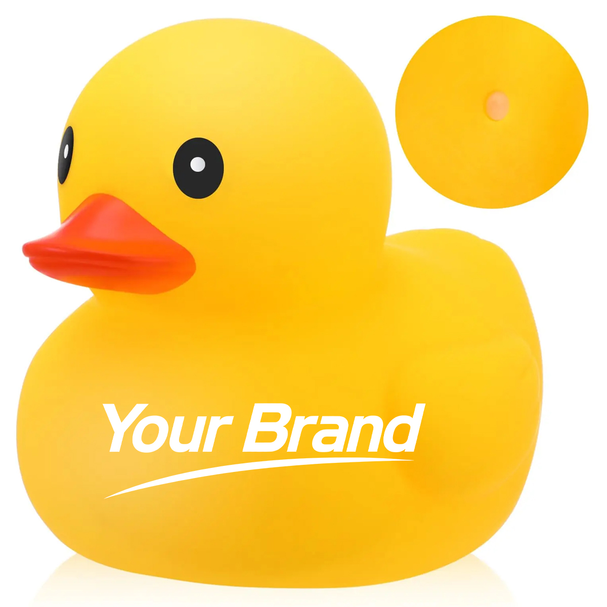 Classic Series No. 1 Rubber Yellow Duck Bath Toy for Infants