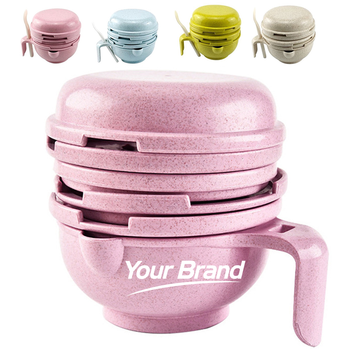 Manual Baby Food Grinder and Complementary Feeding Tool Set