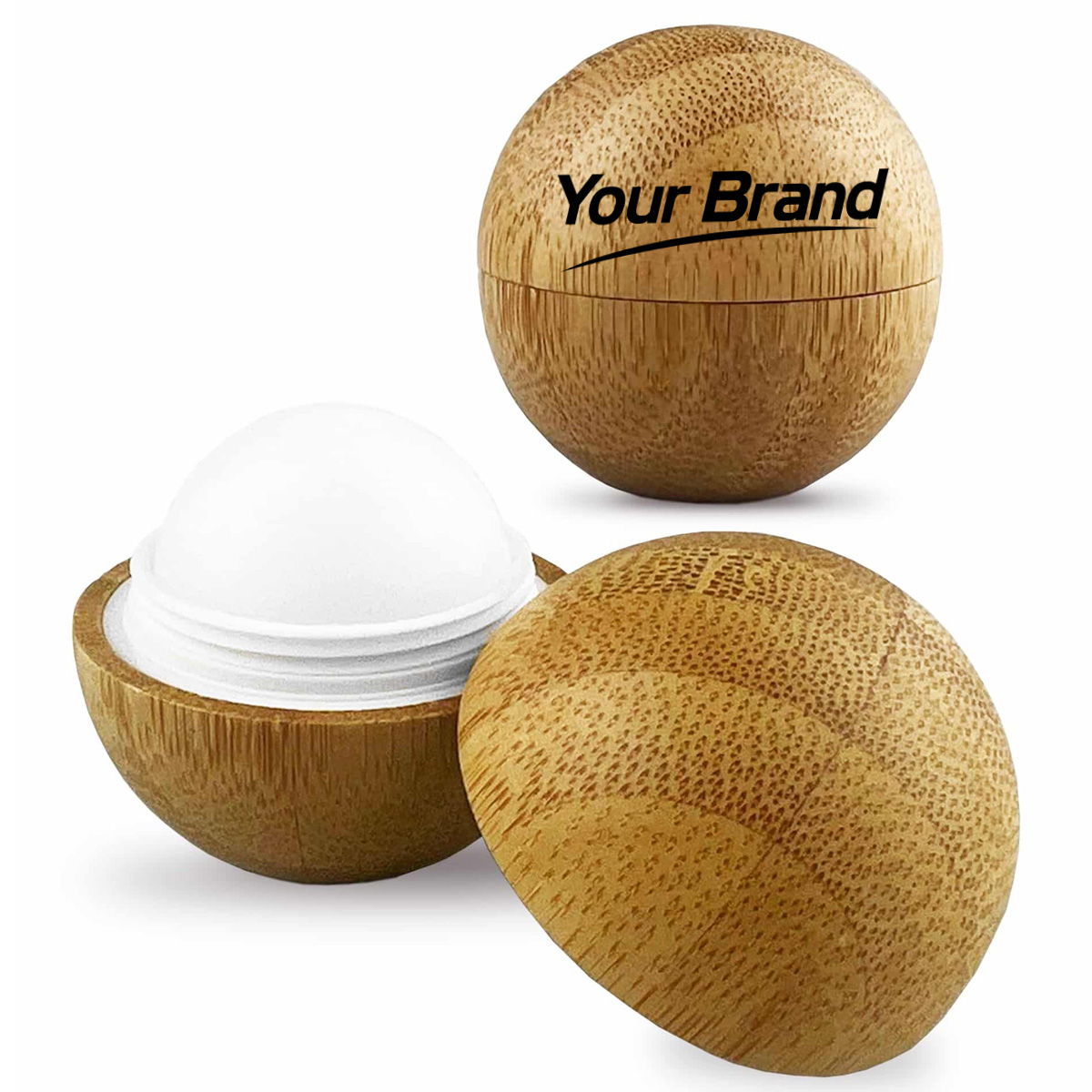 Lip Balm Sustainable Bamboo Sphere Moisturizer