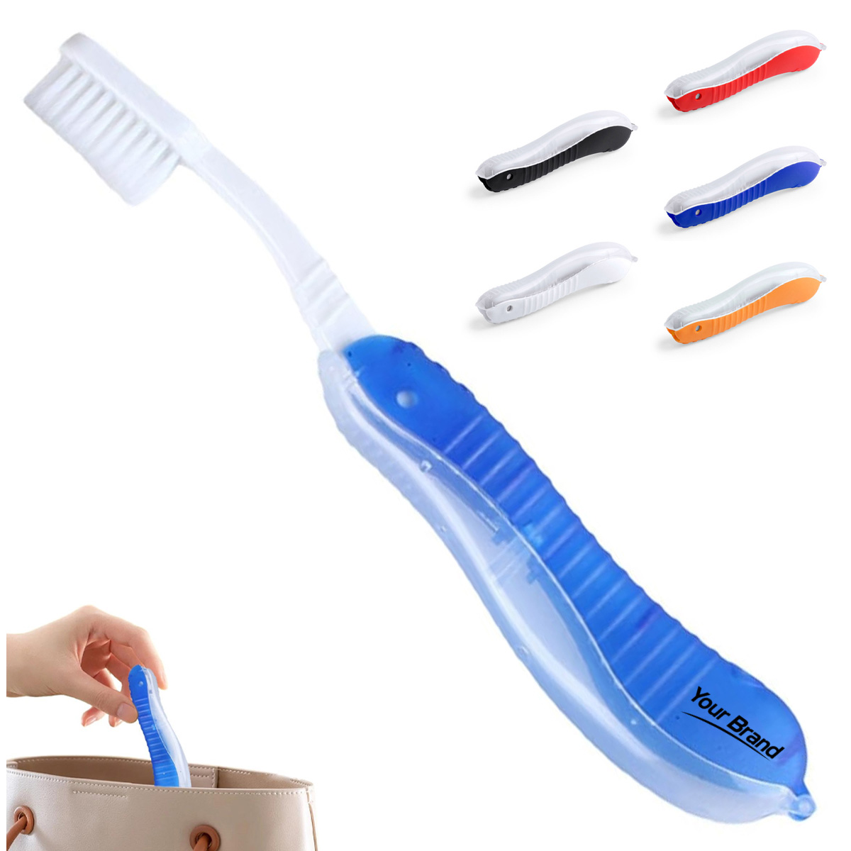 Portable Toothbrush Folding Travel Dental Hygiene Tool