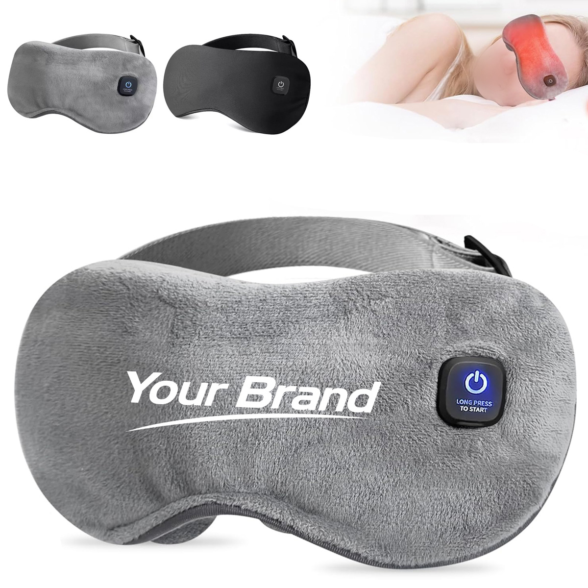 Eye Mask USB Rechargeable Heated Sleep Therapy Wrap