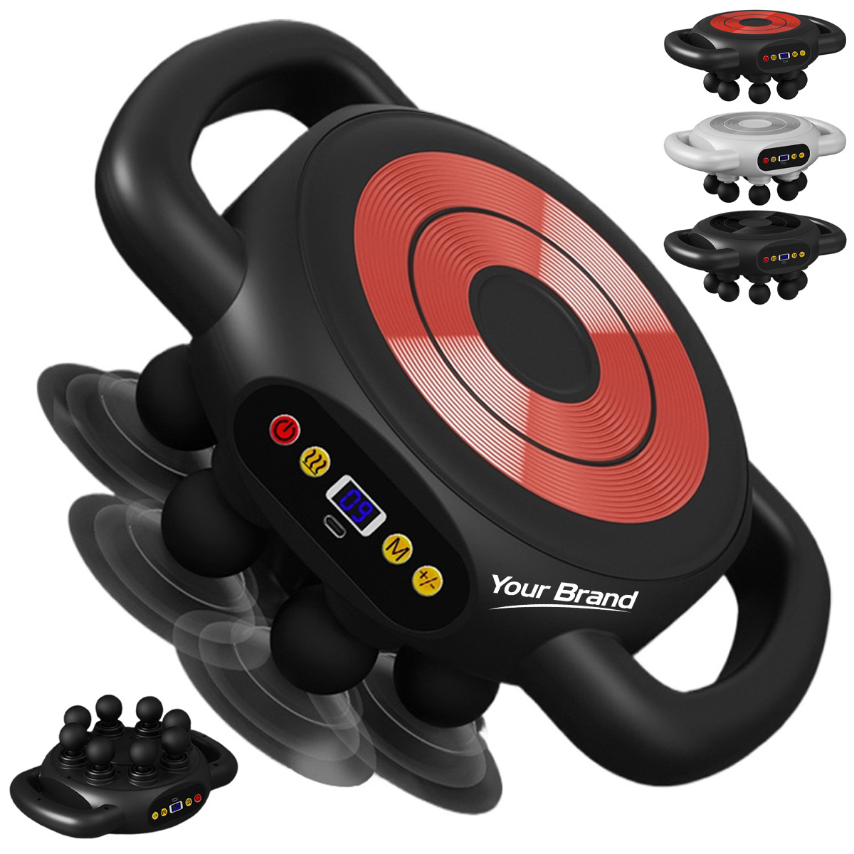 Eight Head Electric Percussion Massage Gun