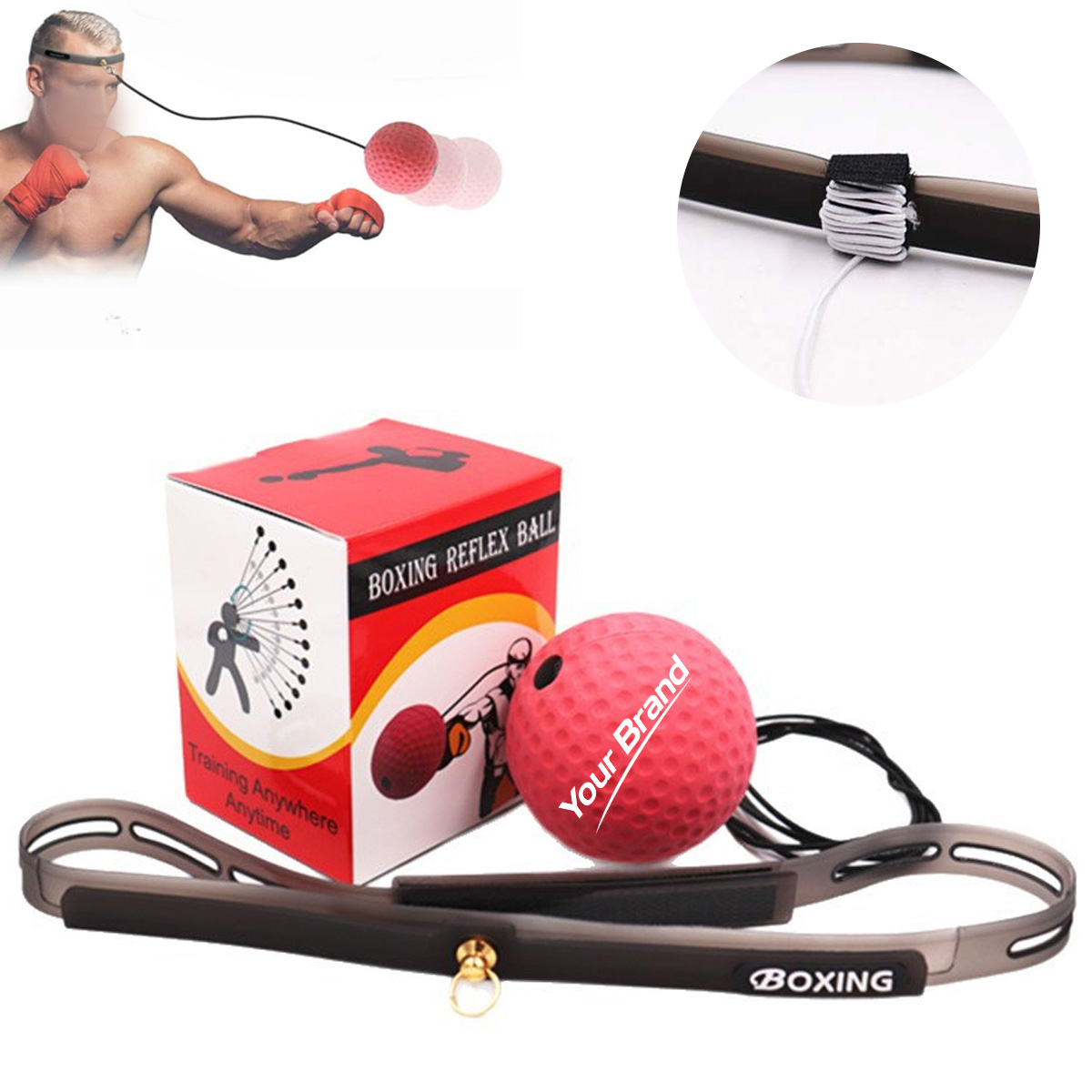 Heavyweight Boxing Reflex Training Headband Kit