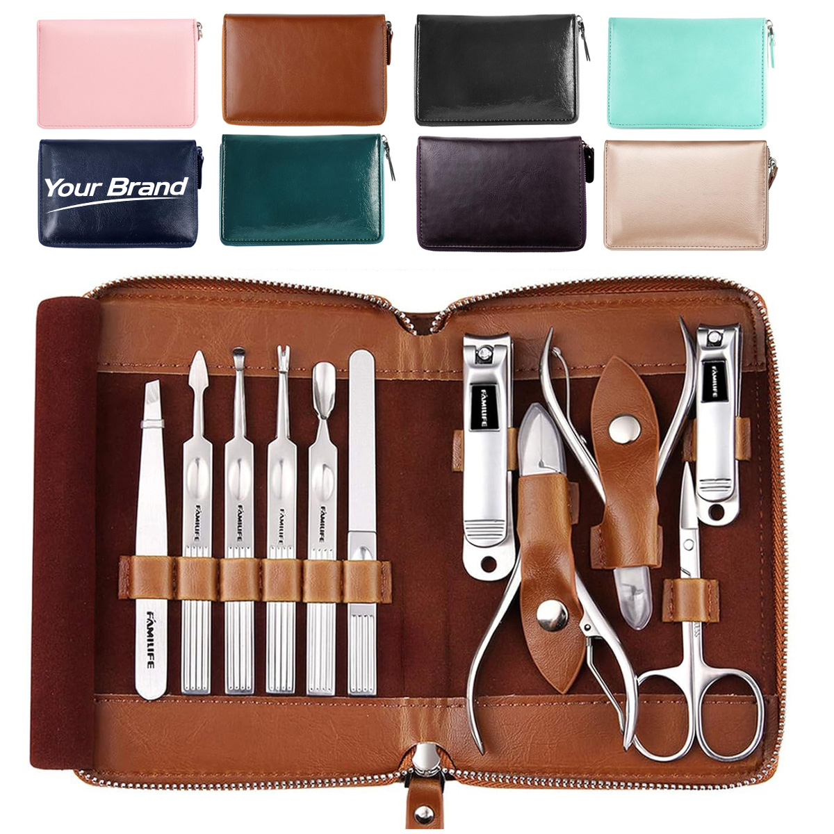 Stainless Steel Executive Manicure Grooming Kit