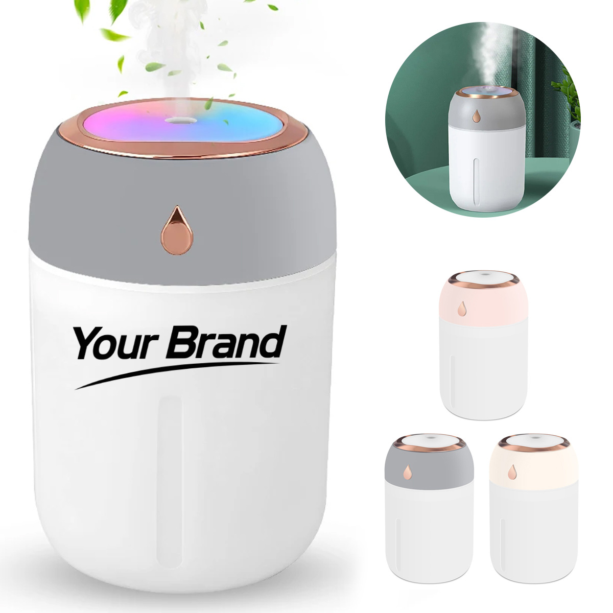 12oz. Desktop USB Ultrasonic Mist Humidifier