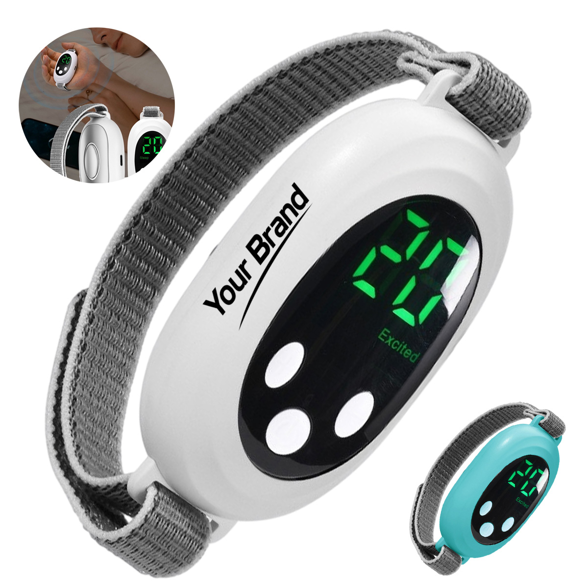 Handheld Microcurrent Sleep Aid and Wellness Device