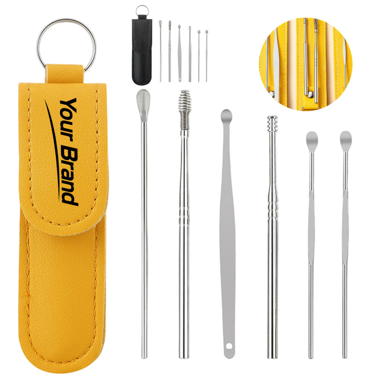 Portable Professional Stainless Steel Ear Care Set
