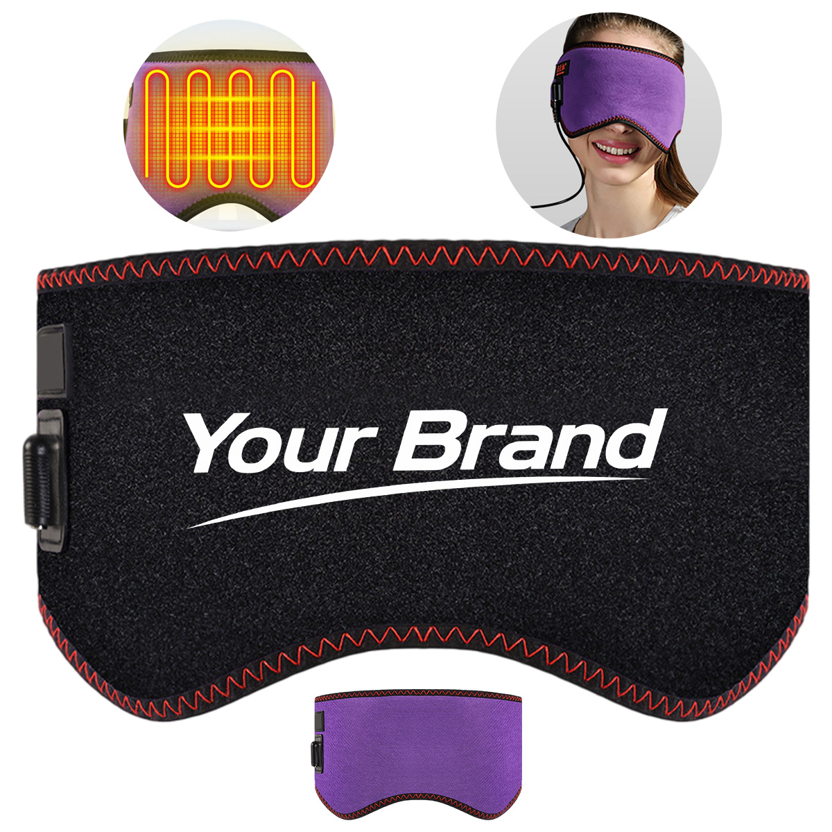 USB Electric Heated Blackout Sleep Eye Mask