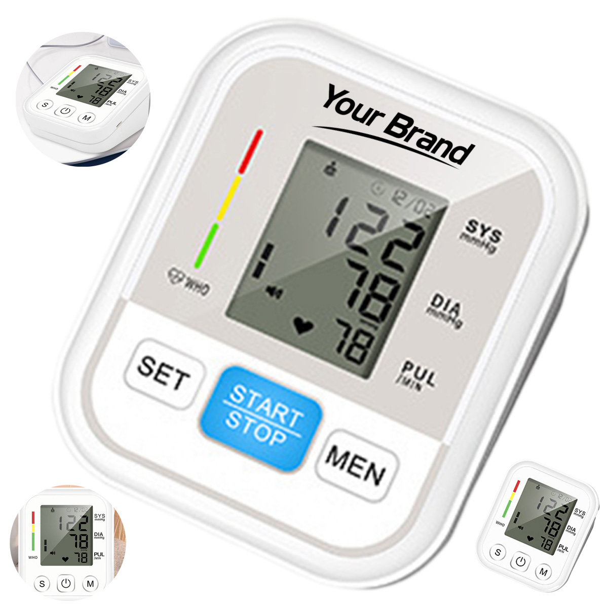 Digital Automatic Upper Arm Blood Pressure Monitor