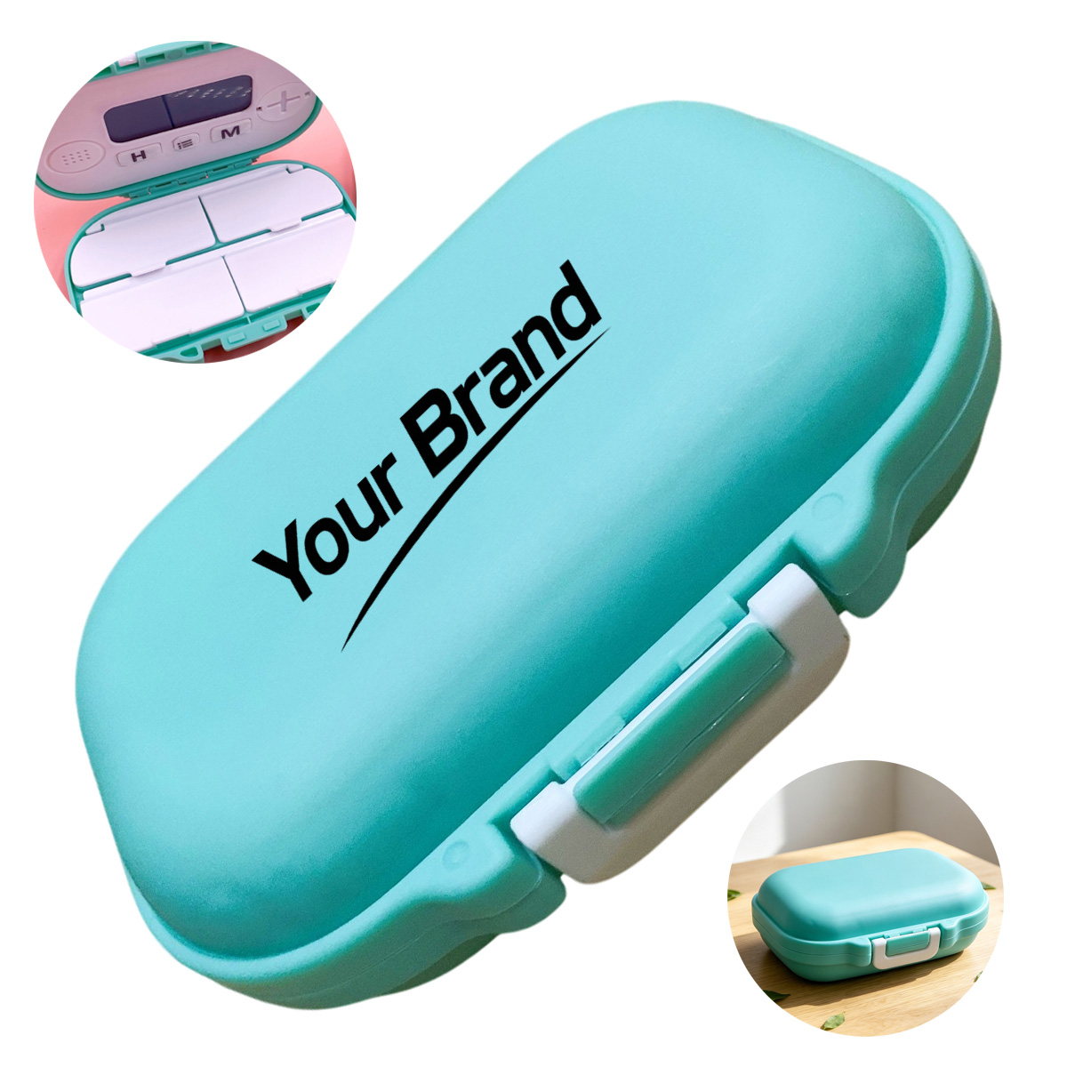Portable 7 Day Smart Electronic Timing Pill Box