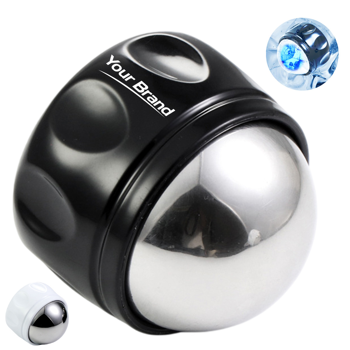 Handheld Stainless Steel Cooling Massage Roller Ball