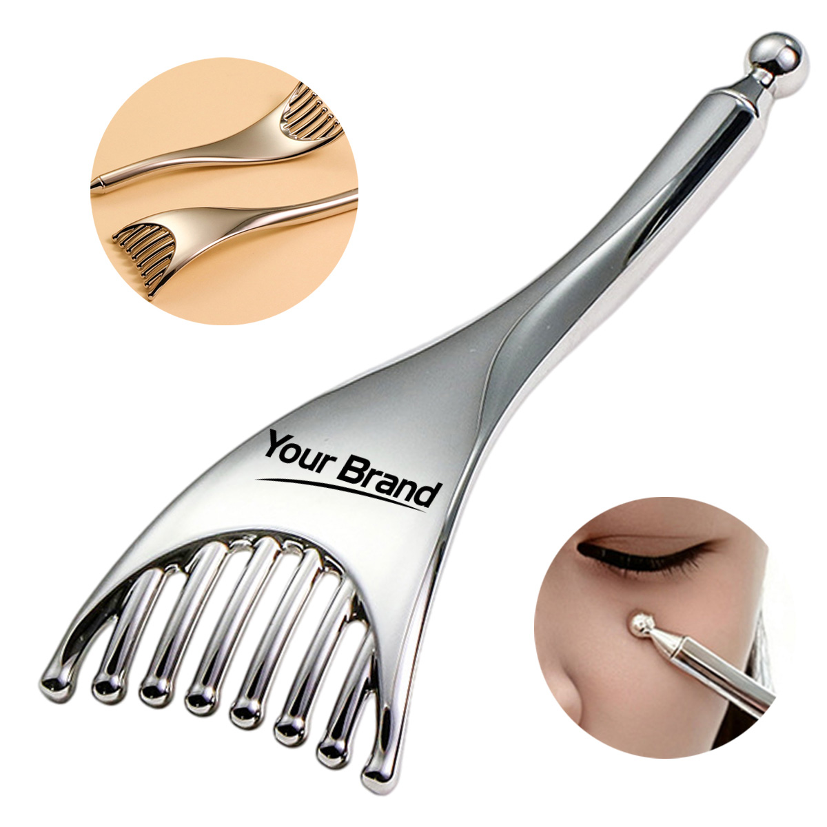 Handheld Stainless Steel Scalp Massager Claw