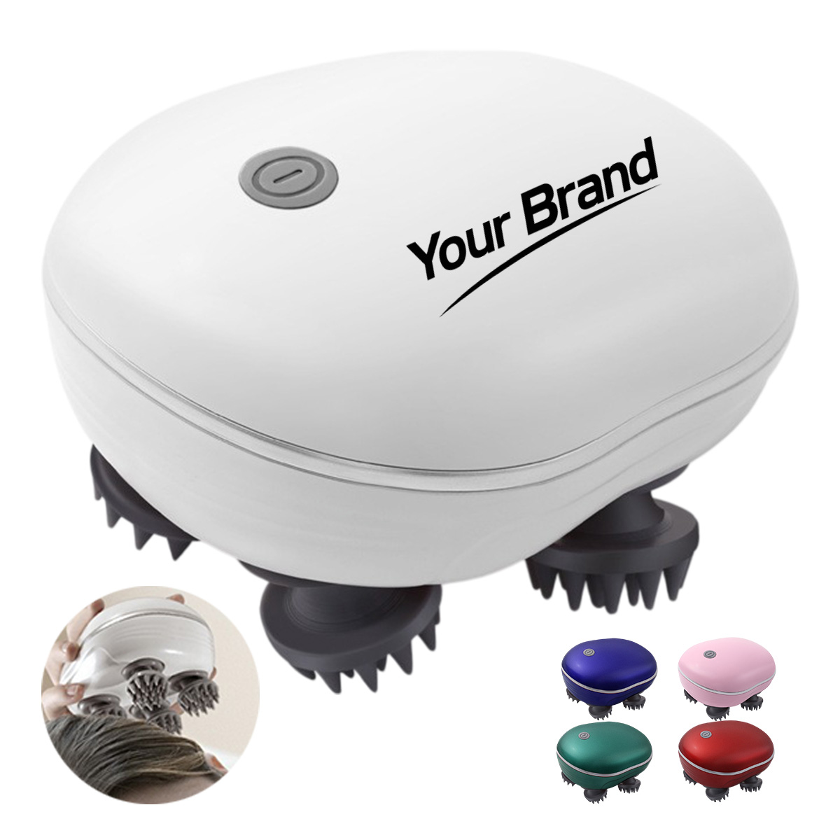 Portable Waterproof Electric Scalp and Head Massager