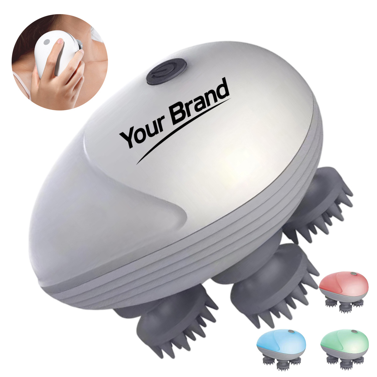 Portable Waterproof Electric Scalp and Head Massager
