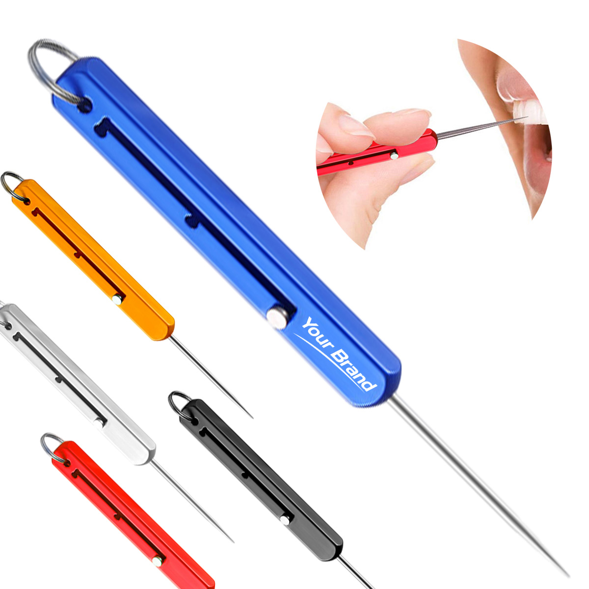 Portable Integrated Square Telescopic Toothpick